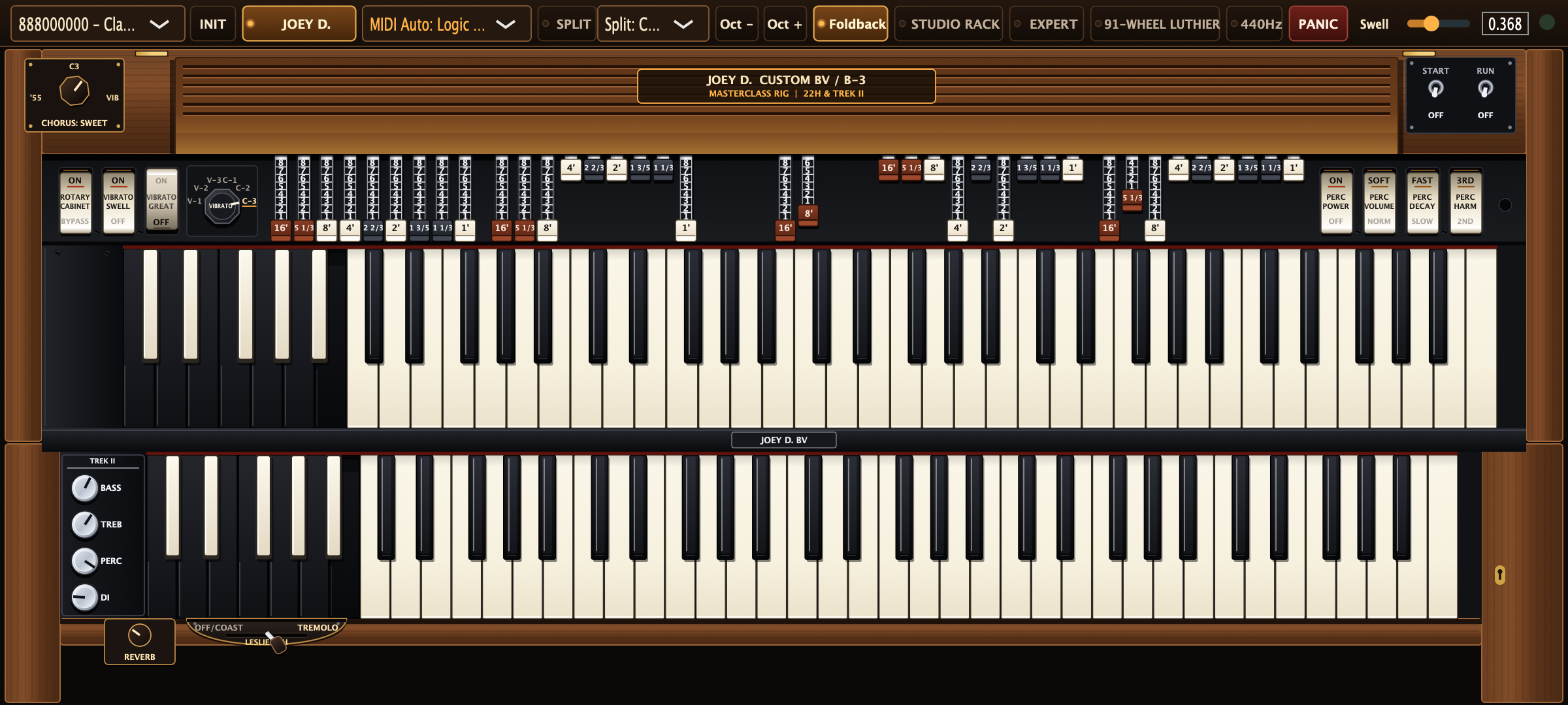 SYNCHRONUS 91 — Virtual Tonewheel Organ Plugin by Abel Boquera